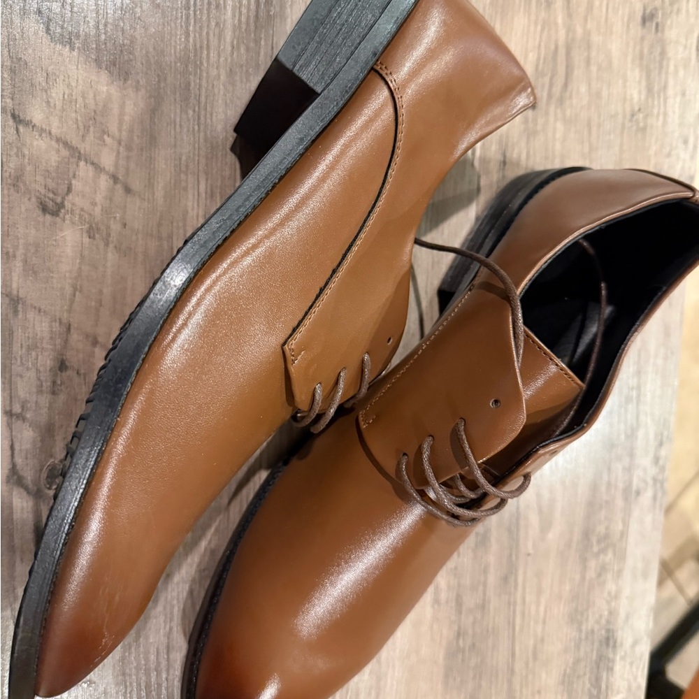 Classic Brown Leather Men's Shoes